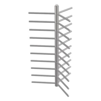 Eje Central de Refacción / Torniquete Doble Cuerpo Completo / Acero Inoxidable / Compatible DS-K3H4420