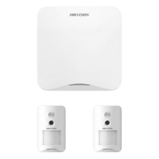 Kit de Alarma Inalámbrico / Wi-Fi 2.4 GHz y GSM 3G/4G / 16 Zonas Configurables / 2 Cámaras PIR con Verificación Visual / Alcance Radio 1200 m / Inmunidad Mascotas 24 kg