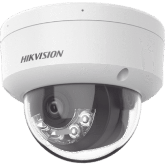 Cámara Domo IP / 2 Megapixel / Dual Light 30 m (98.4 ft) / AcuSense Lite / Micrófono Integrado / IK08 / IP67 / PoE