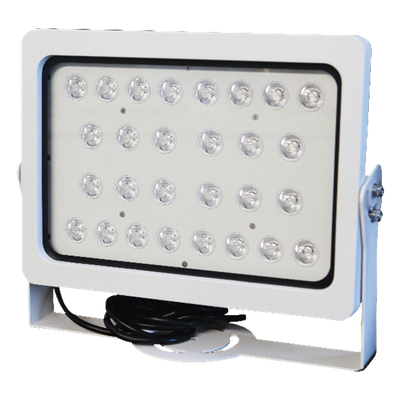 Lámpara LED Estroboscópica / 28 LEDs Alta Eficiencia / 250 lx / Alcance 16 a 25 m (52.5 a 82 ft) / Ángulo 10° / 1 Carril / IP66