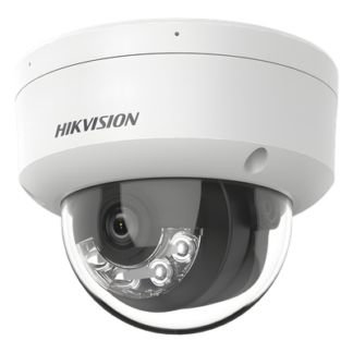 Cámara Domo IP / 6 Megapixel / Dual Light 30 m (98.4 ft) IR + 20 m (65.6 ft) Luz Blanca / Lente 2.8 mm / 105° / AcuSense Lite / IP67 / PoE