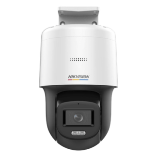 Cámara Domo PT IP / 4 Megapixel / Lente F1.0 / Luz Blanca 30 m (98.4 ft) / Audio Bidireccional / PoE / IP66