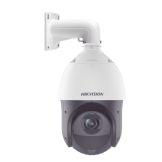 Cámara Domo PTZ IP / 4 Megapixel / Zoom Óptico 25x / IR 100 m (328.1 ft) / WDR 120 dB / DarkFighter / IP66 / PoE+