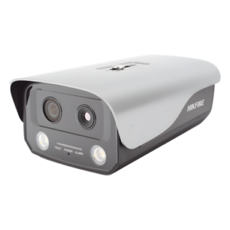 Cámara IP de Detección Térmica de Incendios / Doble Lente 4 MP Óptico + 1 MP Térmico / Rango 0 a 400 °C / Precisión ±2 °C / IP66 / WDR 120 dB