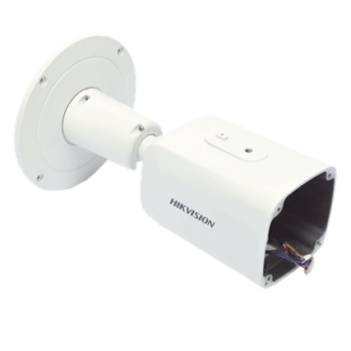 Tapa Trasera para Cámara IP / Salida de Cable Hermética / Base con Soporte / Sin Tornillería