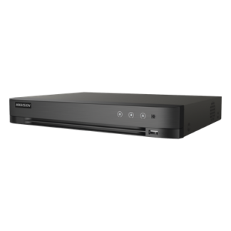 (ACUSENSE / Evita Falsas Alarmas) DVR 8 Megapixel / 8 Canales TURBOHD + 8 Canales IP / 1 Bahía de Disco Duro / Audio por Coaxitron