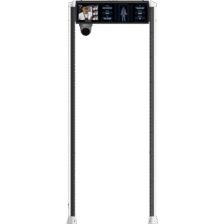Arco Detector de Metales Walk-Through / 24 Zonas de Detección / Pantalla Táctil LCD 10" / Pantalla de Información 29" / Sensibilidad Ajustable 100 Niveles / Detección de Clip de Papel o 5g Oro/Plata / Conectividad Eth