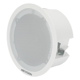 Altavoz Secundario IP / 3 Watts / 8 Ohms / Montaje en Plafón / Compatible con DS-QAZ1203G1-BE / Interior