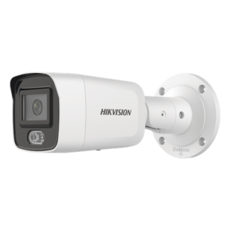 Bala IP 4 Megapixel / Imagen a Color 24/7 (ColorVu) / Lente 2.8 mm / Luz Blanca 40 mts / Exterior IP67 / WDR 130 dB / Audio y Alarma I/O / Captura Facial / ONVIF / Micro SD