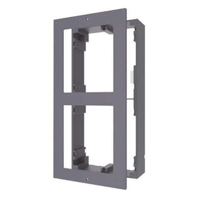 Base de Montaje para Videoportero IP / 2 Módulos / Superficie / Aluminio / -40°C a +60°C (-40°F a 140°F)