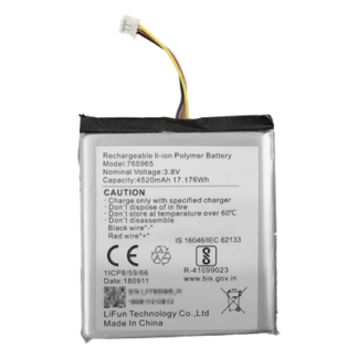 Batería de Respaldo para Alarma / 4520 mAh / Peso 80 g / Perfil 8 mm / Compatible AX PRO e Híbrido