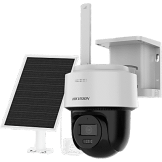 Cámara Solar PT IP / 4 Megapixel / AOV / Dual Light 30 m (98.4 ft) / Audio Bidireccional / IP66 / Panel Solar 8W + Batería 9000 mAh