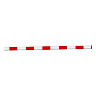 Brazo Redondo para Barrera Vehicular / 4 m (13.1 ft) / Sistema de Abatimiento por Colisión / Aluminio / Compatible con Serie DS-TMG320