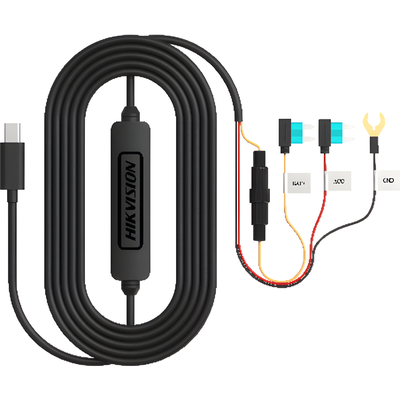 Convertidor Buck DC-DC / Entrada 12-24V DC / Salida 5V Type-C / Protección Batería 11.3V / Cable 3.4 m (11.2 ft) / Rango Térmico -20°C a 65°C