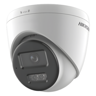 Cámara Turret IP / 8 Megapixel (4K) / Dual Light 30 m (98.4 ft) / Lente 2.8 mm / 113° HFOV / AcuSense Lite / IP67 / PoE