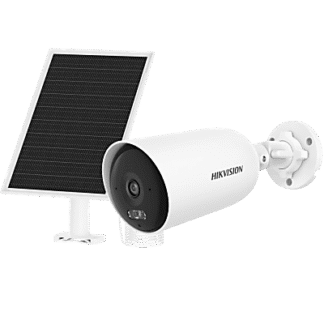 Cámara Bala IP Solar / 4 MP / AOV / Lente 2.8 mm / Iluminación Dual 30 m (98.4 ft) / 4G / IP66