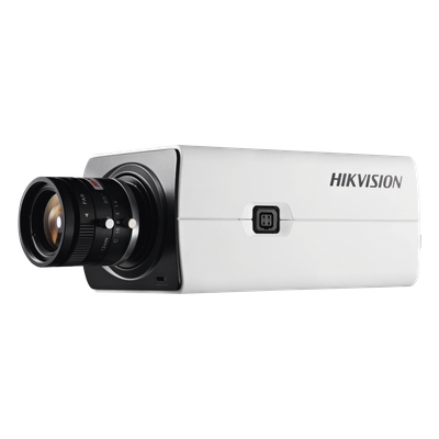 Cámara Box IP / 2 MP / Ultra Baja Iluminación 0.005 lux / WDR 120 dB / PoE 802.3af / 12 Vcc / Micro SD 128 GB