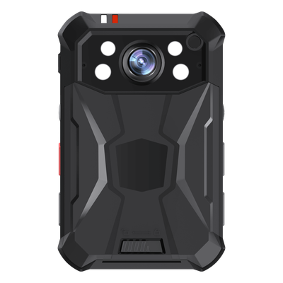 Cámara Corporal IP / Grabación 2K a 30 fps / Fotografía 40 MP / Transmisión 4G Wi-Fi GPS / IP68 MIL-STD-810G / Pantalla 2.4" LCD / 64 GB / Batería 12 h