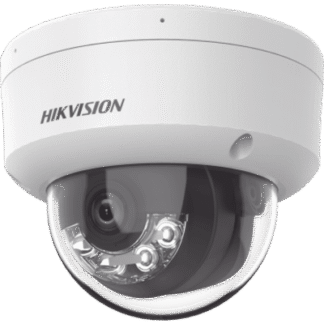 Cámara Domo IP / 2 Megapixel / Dual Light 30 m (98.4 ft) / Micrófono Integrado / IK08 / IP67 / PoE / H.265+