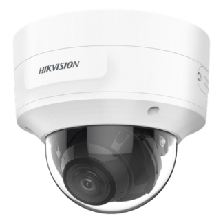 Cámara Domo IP / 8 Megapixel (4K) / Lente Motorizado 2.7-13.5 mm / IR EXIR 40 m (131.2 ft) / DarkFighter / Audio y Alarma I/O / PoE+ / IP66 / IK10