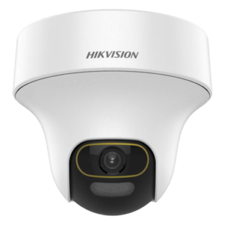 Cámara Domo PT TURBOHD / 2 Megapixel / ColorVu 0.0005 Lux / Luz Blanca 20 m (65.6 ft) / Pan 350° / Tilt 75° / Audio Coaxitron / Uso Interior