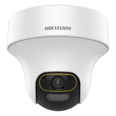 Cámara Domo PT TURBOHD / 2 Megapixel / ColorVu 0.0005 Lux / Luz Blanca 20 m (65.6 ft) / Pan 350° / Tilt 75° / Audio Coaxitron / Uso Interior