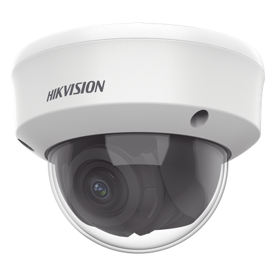 Cámara Domo TURBOHD / 2 Megapixel / Lente Varifocal 2.7-13.5 mm / IR EXIR 40 m (131.2 ft) / IP67 / IK10 / WDR 120 dB / Ultra Baja Iluminación