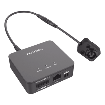 Cámara IP Pinhole / 2 Megapixel / Lente 2.8 mm / WDR 120 dB / PoE / MicroSD 256 GB / 2 m (6.6 ft) Cable