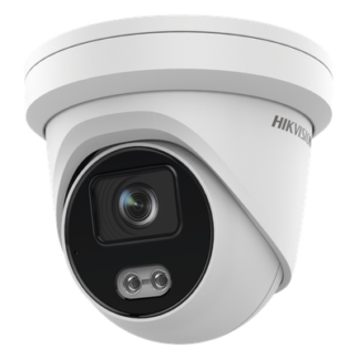 Cámara Turret IP / 4 Megapixel / Color 24/7 / Luz Blanca 40 m (131.2 ft) / Lente 4 mm / WDR 130 dB / IP67 / Audio Integrado