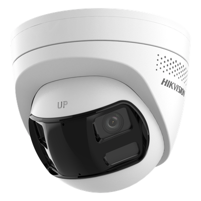 Cámara Turret IP / 6 Megapixel / Dual Lente 2.8 mm / Panorámica 180° DS-2CD1363G2P-LIUF/SL