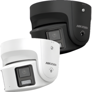 Cámara Turret IP Panorámica / 8 Megapixel / Dual Lente 4 mm / 180° DS-2CD2387G2P-LSU/SL(C)/BLACK