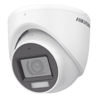 Cámara Turret TURBOHD / 2 Megapixel / Dual Light IR 30 m (98.4 ft) + Luz Blanca 20 m (65.6 ft) / Gran Angular 101° / Micrófono Integrado / IP67 / Metal