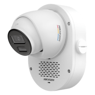 Cámara Turret TURBOHD / 2 Megapixel 1080p / Color 24/7 con Apertura F1.0 / Audio Bidireccional / Luz Blanca e IR 40 m (131.2 ft) / IP67 / Smart-Hybrid Light / 3D DNR