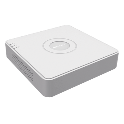 DVR Híbrido / 16 Canales TurboHD + 2 Canales IP / 1080p Lite / AcuSense Lite / Audio por Coaxitron / H.265+ / 1 Bahía HDD
