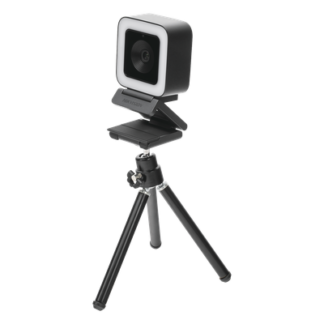 Cámara Web / Full HD 1080p / Aro de Luz 5 Niveles / Gran Angular 87° / Micrófono con Reducción de Ruido / USB 2.0 / Cable 2 m (6.56 ft) / Plug-and-Play