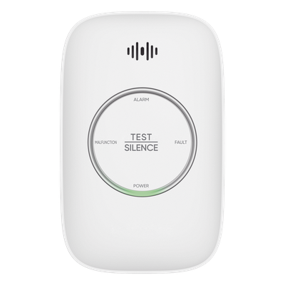 Detector de Gas Natural / CH4 Metano / Rango 0-25% LEL / Alarma 70-115 dB a 1 m / Salida para Válvula y Ventilador / IP30