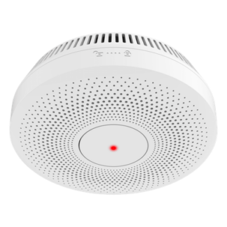 Detector de Humo Interconectable / Doble Sensor de Luz / Alarma 85 dB / Batería Litio 10 Años / Interconexión 30 Dispositivos / Montaje en Techo