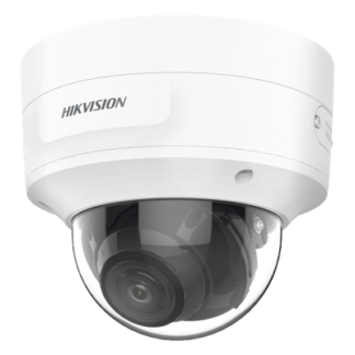 Domo IP / 4 Megapixel / Lente Mot. 2.7 a 13.5 mm / IR EXIR 40 m (131.2 ft) / IP66 / IK10 / DarkFighter / Audio y Alarma I/O / PoE+ / Micro SD / 4 Analíticos IA