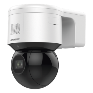 Domo PTZ IP / 4 Megapixel / 4X Zoom Óptico / IR EXIR 50 m (164 ft) / WDR 120 dB / AcuSense / Luz Estroboscópica y Sirena / PoE+ / IP66