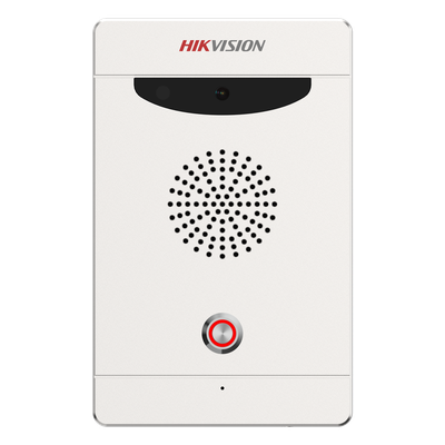 Estación de Alarma de Pánico con Video / 2 Megapixel / Audio Bidireccional / PoE / IP65 / IK08 / Montaje en Pared o Empotrado
