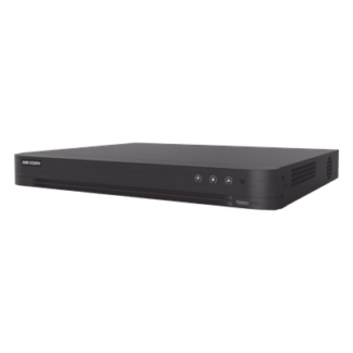 DVR 32 Canales TurboHD + 2 Canales IP / 2 Megapixel 1080p Lite / AcuSense IA / Audio por Coaxitron / H.265+ / Salida Full HD / 2 Bahías HDD 10TB