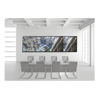 Kit Videowall / 4x2 Configuración / 8 Pantallas 55" / Full HD 60Hz / Decoder 16 HDMI / 128 Canales / Montaje Pared