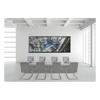 Kit Videowall 3x2 / 6 Pantallas 55" Full HD / Decoder 16 HDMI 4K / Base de Piso / Estructura Acero / 128 Canales Simultáneos