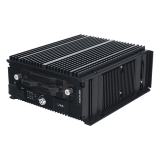 DVR Móvil Híbrido / 12 Canales / 4 TURBO HD + 8 IP PoE / H.265 / 2 Megapixel / 4G / WiFi / GPS+GLONASS / SSD 4 TB / 9-36 VDC / Sin Ventilador