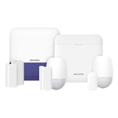 Kit de Alarma Inalámbrica / 48 Zonas / GSM 3G/4G Dual SIM / Wi-Fi 2.4 GHz / Sirena Exterior / Batería 35 h