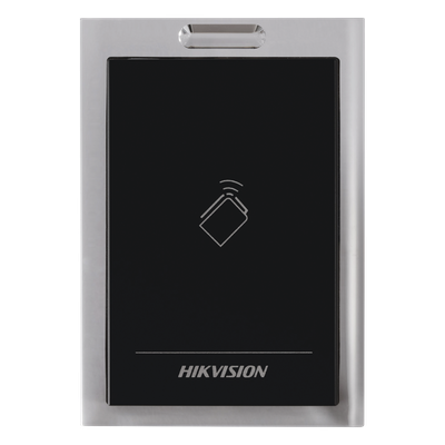 Lector de Tarjetas MIFARE / Frecuencia 13.56 MHz / Protocolo Wiegand W26/W34 / RS-485 / IP64 / Montaje en Pared