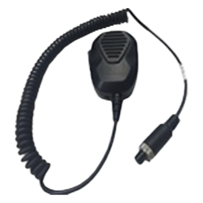 Micrófono de Solapa para DVR Móvil / Audio Bidireccional / Cable 2 m (6.6 ft) / Conector de Aviación / Operación PTT / -20°C a 70°C