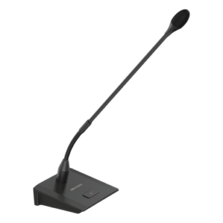 Micrófono de Voceo / Cuello Ganso 409 mm / Alimentación 12 V / Phantom 48 V / Respuesta 20 Hz a 20 kHz / LED