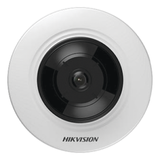Mini Cámara Fisheye IP / 5 Megapixel / Panorámica 180°-360° / IR 8 m (26.2 ft) / Audio Integrado / PoE / Alarmas I/O