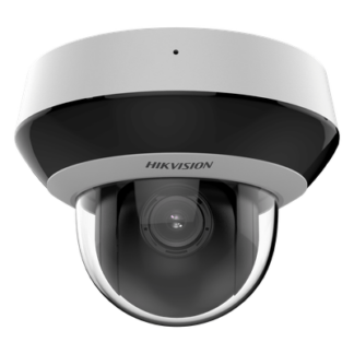 Mini Domo PTZ IP / 2 Megapixel / 4X Zoom Óptico / IR EXIR 20 m (65.6 ft) / WDR 120 dB / Audio Integrado / IP66 / IK10 / PoE
